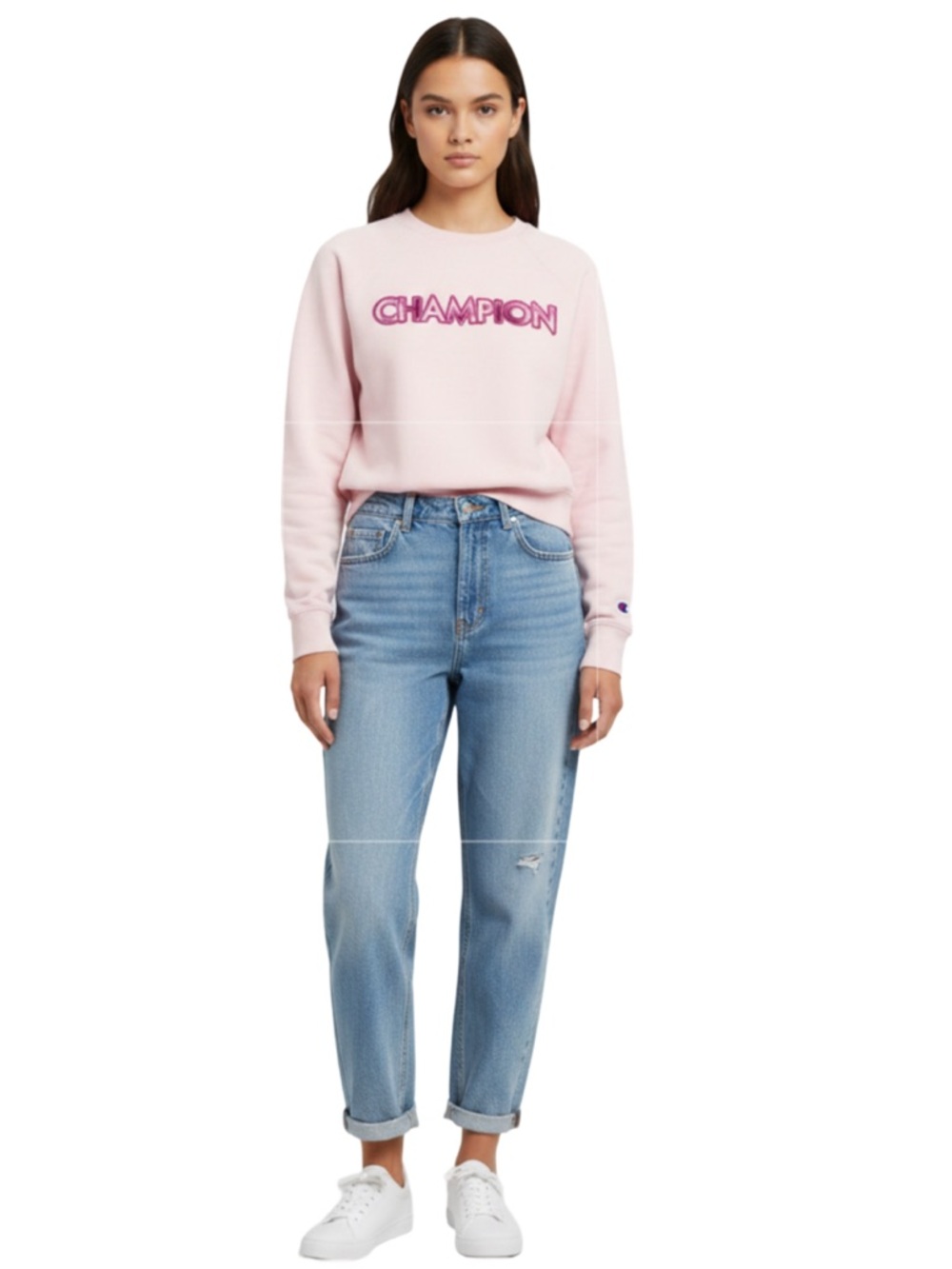 NWT- Champion Campus French Terry Crew Sweatshirt